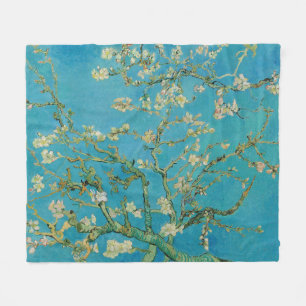 Manta Polar Floreciente árbol de almendros de Van Gogh