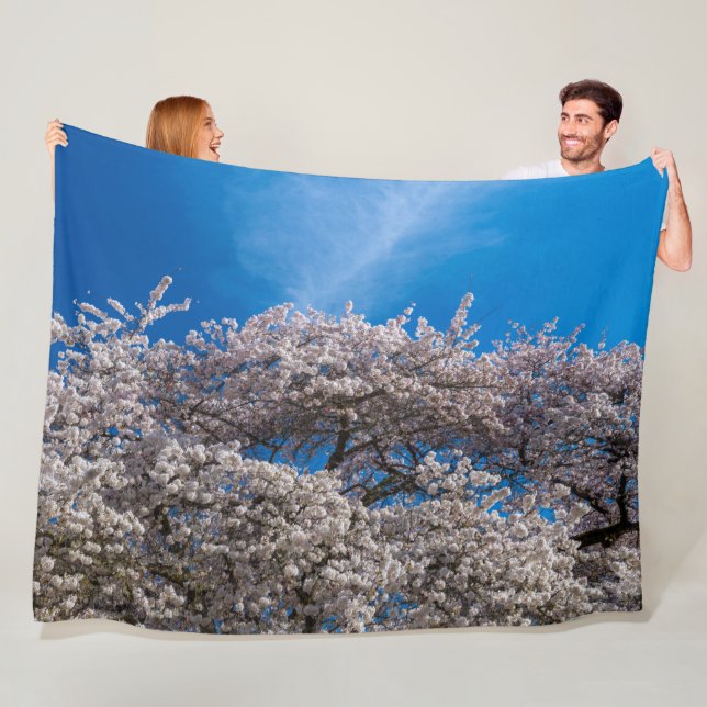 Manta Polar Florecimiento de cerezo de primavera (In situ)