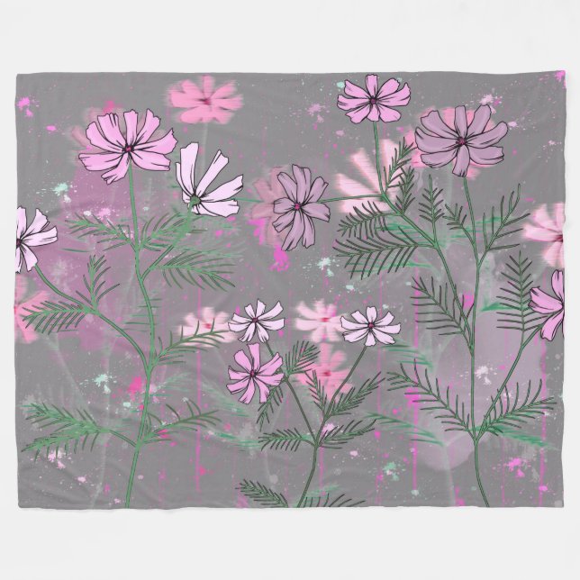 Manta Polar Flores (Frente (Horizontal))