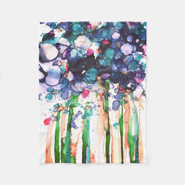 Manta Polar Flores (Anverso)