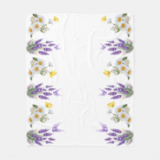 Manta Polar Flores