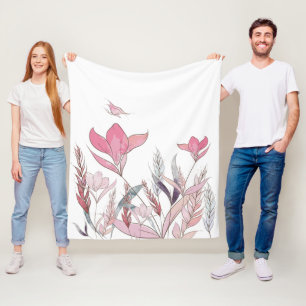 Manta Polar Flores acuáticas