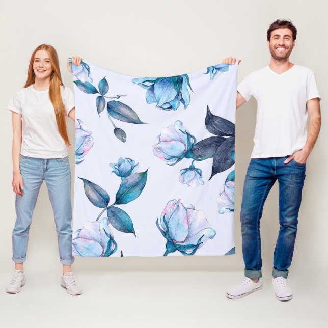 Manta Polar Flores acuáticas 10 (In situ)