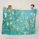 Manta Polar Flores de almendra por van Gogh<br><div class="desc">#AlmondBlossoms #vanGogh #FleeceBlanket - 🔴 famosa obra de arte pintada por Vincent van Gogh en Arles,  Francia 1890.  
Más elementos con este diseño: 👉 www.zazzle.com/aura2000/almond blossoms</div>