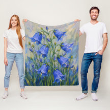 Flores de campanillas azules
