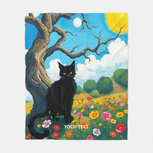 Manta Polar Flores de gato de árbol graso