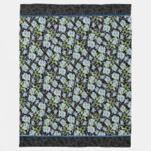 Flores de Plumbago pintadas de color de agua en ne