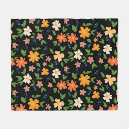 Manta Polar Flores de primavera