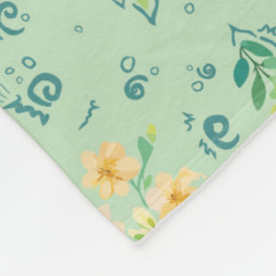 Manta Polar "Flores del campo"