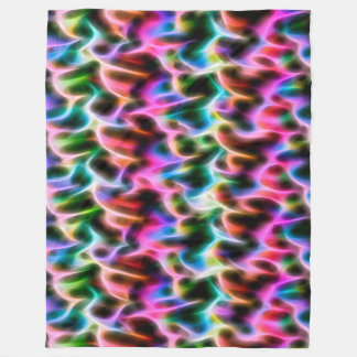Manta Polar Flores en un cojín abstracto de color pastel