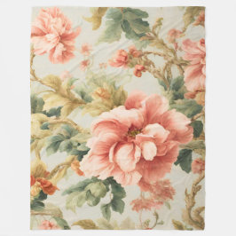 Manta Polar Flores Exquisitas Y Sorprendentes, Hojas. Pintura