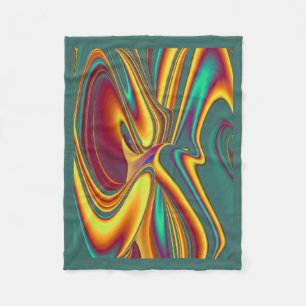 Manta Polar Flores Mágicas de Primavera Verano Otoño