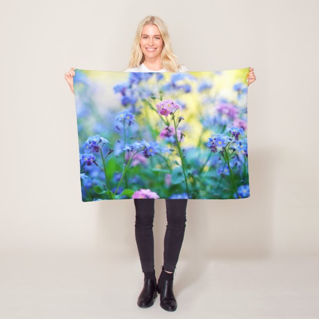 Manta Polar Flores nomeolvides (In situ)