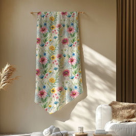Manta Polar Flores salvajes de Boho suave son un regalo perfec