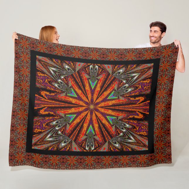 Manta Polar Flores silvestres 2 (In situ)