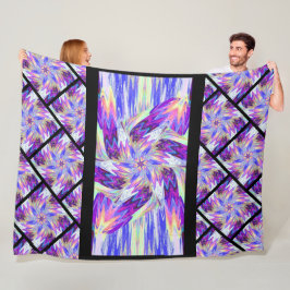 Manta Polar Flores silvestres en pasteles 1