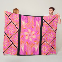 Manta Polar Flores silvestres en pasteles 10