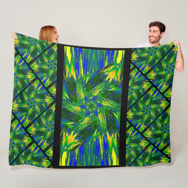 Manta Polar Flores silvestres en pasteles 13 (In situ)