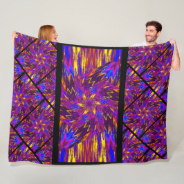 Manta Polar Flores silvestres en pasteles 14