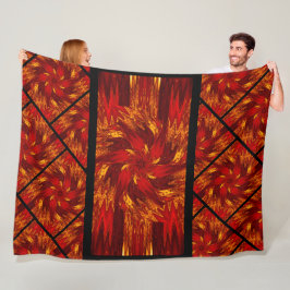 Manta Polar Flores silvestres en pasteles 7