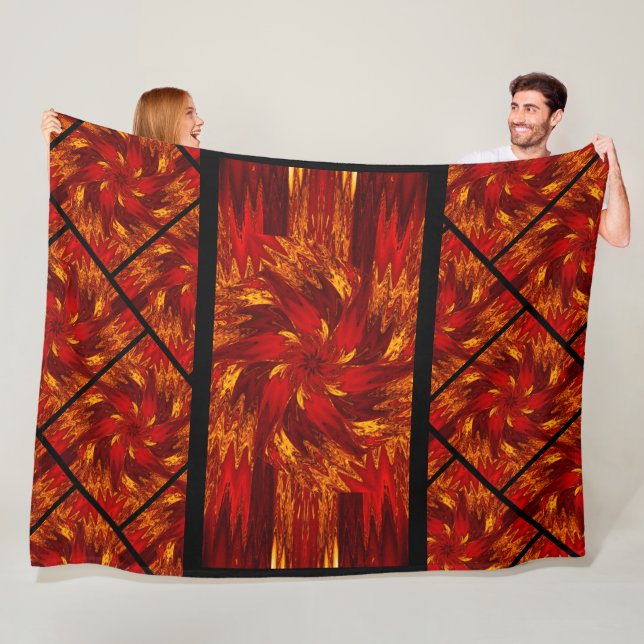 Manta Polar Flores silvestres en pasteles 7 (In situ)