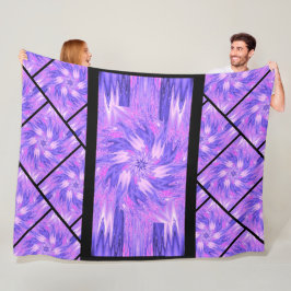 Manta Polar Flores silvestres en pasteles 9