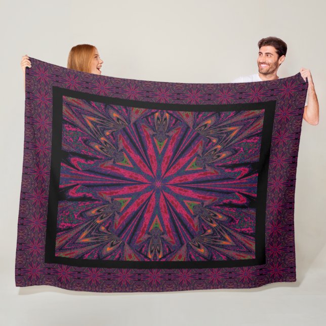 Manta Polar Flores silvestres silvestres 23 (In situ)