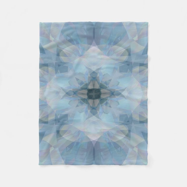 Manta Polar Flores suaves (Anverso)
