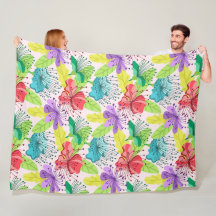 Flores tropicales sin costura