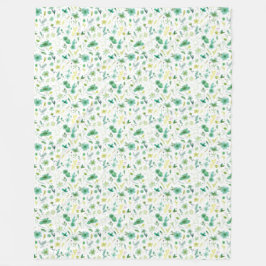 Manta Polar Flores Verdant Cosy Blanket