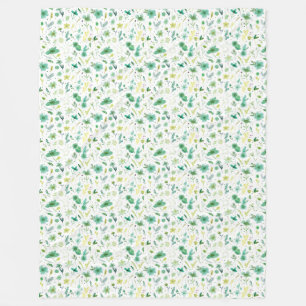 Manta Polar Flores Verdant Cosy Blanket