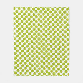 Manta Polar Flores verdes de primavera para decoración del hog