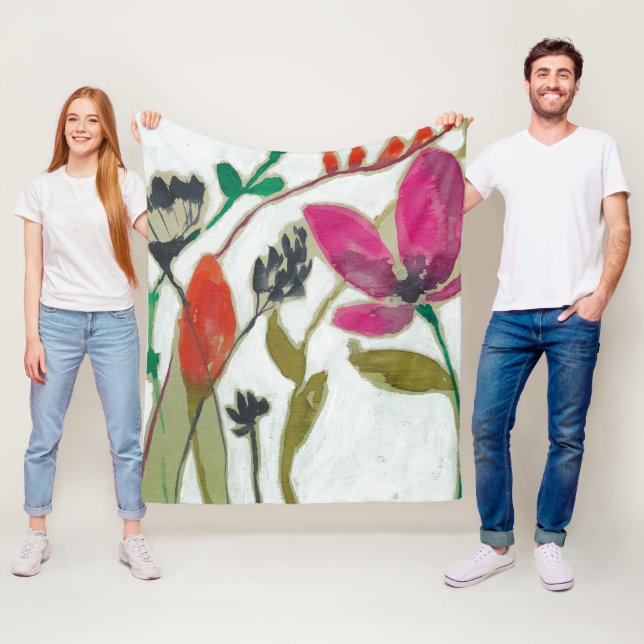 Manta Polar Flores Vivid (In situ)