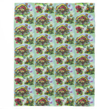 Flores Y Algodón Flores Florales De Cottagecore