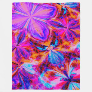 Manta Polar Flores y mariposas en resumen