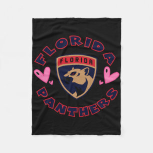 Manta Polar Florida Panthers Corazones de San Valentín Nhl Lic