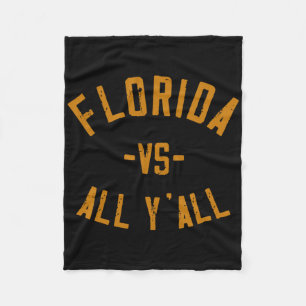Manta Polar Florida Vs All Y'all Fl Sunshine State Souvenir Lo