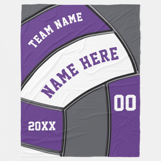 Manta Polar Flota de voleibol personalizada Throw Blanket (Anverso)