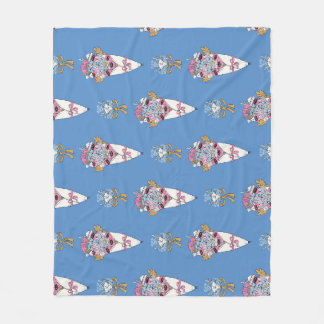 Manta Polar Flower & Perfume Bouquet Bundle on blue