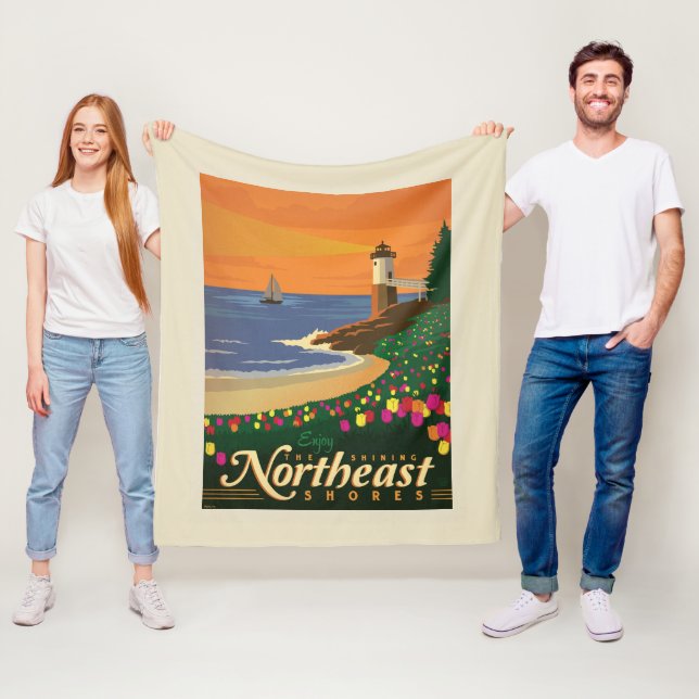 Manta Polar Flower Show de Macy | Nordeste (In situ)