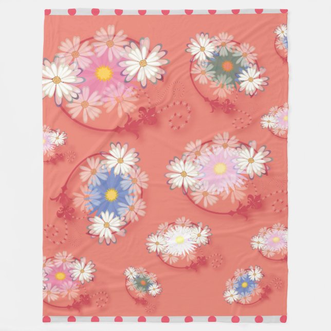 Manta Polar Flowergirl fleece deken (Anverso)