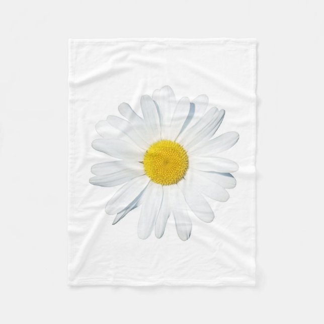 Manta Polar Flowers | Single Daisy (Anverso)