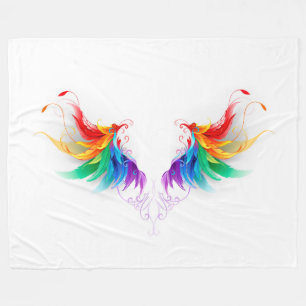 Manta Polar Fluffy Rainbow Wings