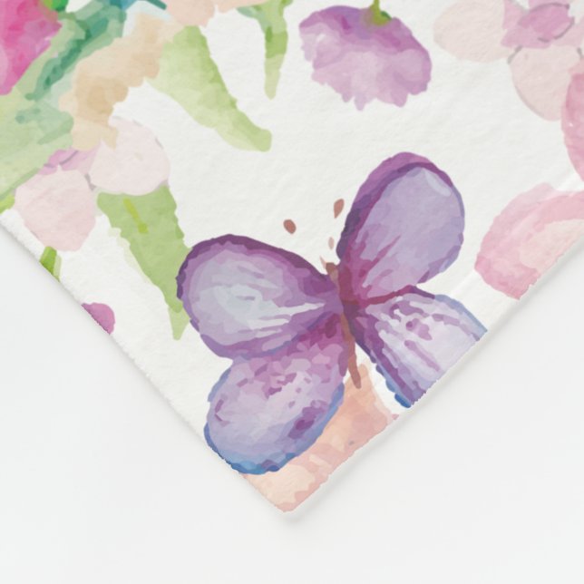 Manta Polar Flujo - LONDRES - Gran Funda Floral (Esquina)