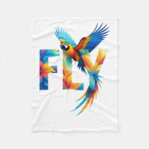 Fly Parrot Bliss Blankets