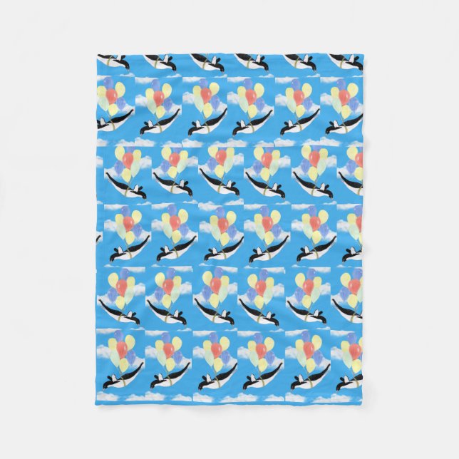 Manta Polar Flying Penguin Teddy Bear  (Anverso)