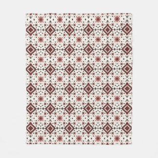 Manta Polar Folk Diamond Cross Stitch Seamless Pattern