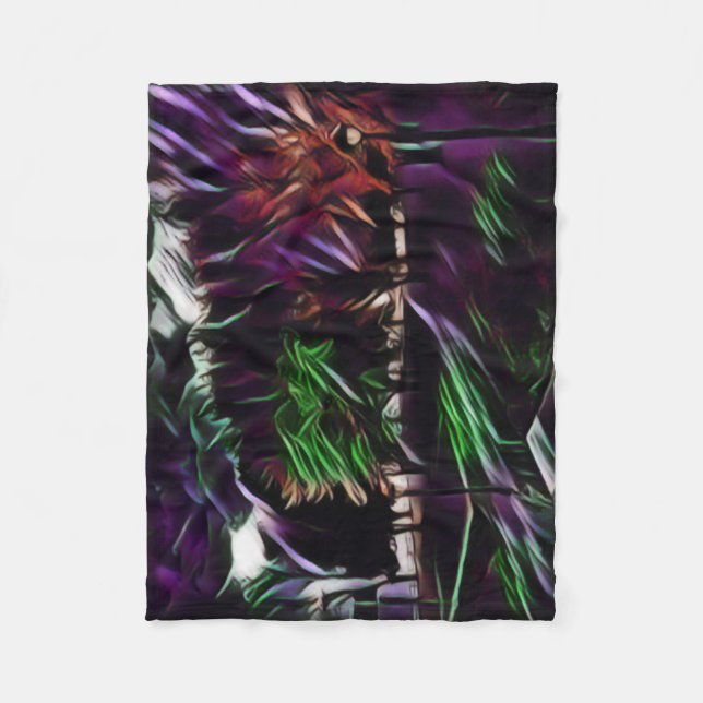 Manta Polar Follaje otoñal en el parque (Anverso)