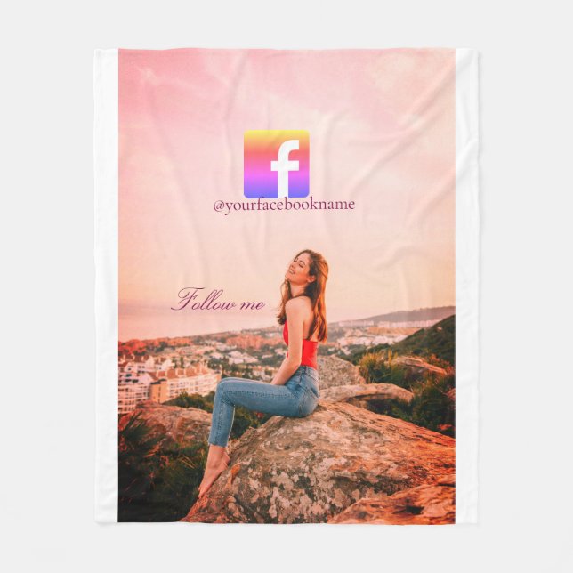 Manta Polar follow us facebook username social media photo  (Anverso)