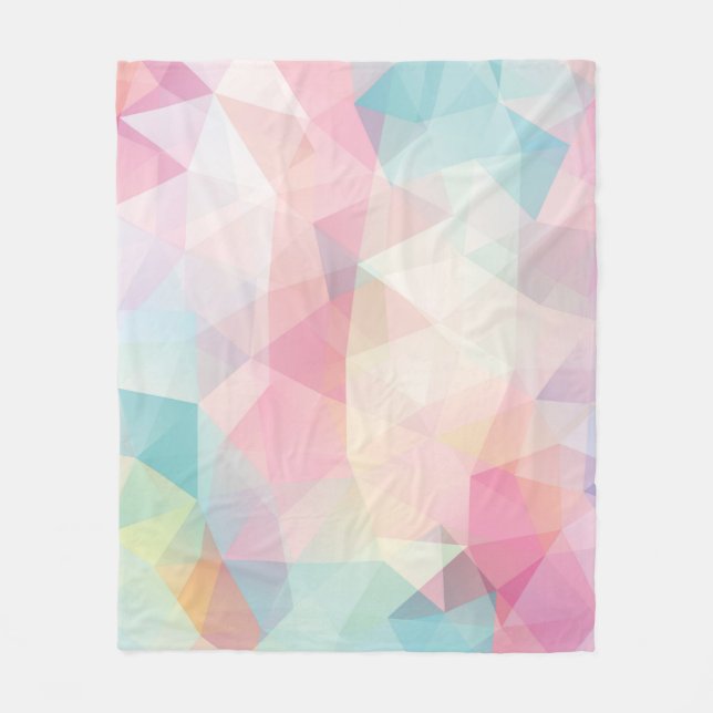 Manta Polar fondo abstracto formado por trianglesbackgro (Anverso)